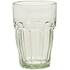 Bormioli Rocco Rock Bar Lounge 125 oz Stackable Long Beverage Glass for Cocktails Cold Drinks Soda or Water 6 Count Pack of 1 Mint Green