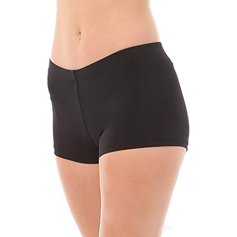 Dance Basix Essential Spandex Black Dance Shorts for Girls Cover