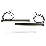 KIMISS COB DRL 車のための 高輝度LED 防水デイライト 昼間走行灯 車両用ランプ 自動車改造 明るい 耐久性