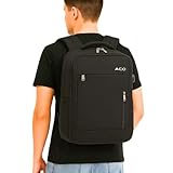 Mochila Escolar Faculdade Trabalho Notebook Material Tons Pastel Reforçada 14 Compartimentos 45l Saída USB (Preto)