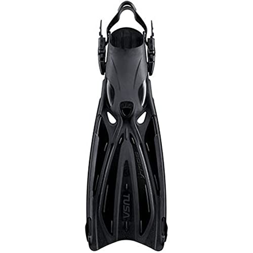 Tusa Sf-22 Solla Open Heel Scuba Diving Fins, L-Xl Fishtail Blue #TOP1