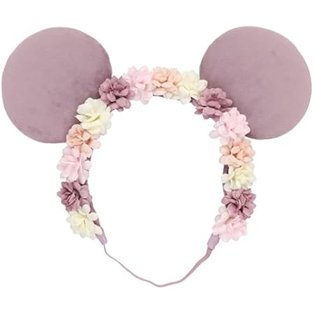 Amazon ミニーマウス ヘアバンド パープル お花 ディズニー グッズ お土産 東京ディズニーリゾート限定 文房具 オフィス用品 文房具 オフィス用品