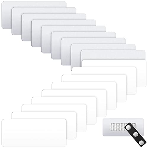 Gisafai 18 badges sublimation 1 x 3" magnétiques bords ronds