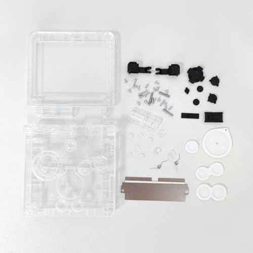 Image of Hzxkqmil Replacement Full Shell Case Kit for Gameboy Advance SP Console