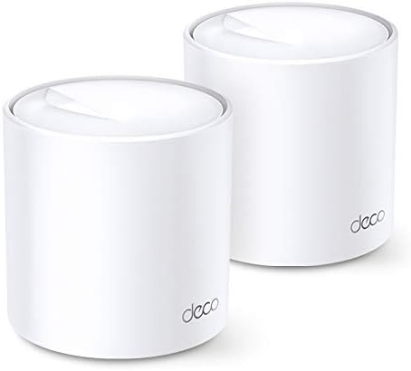 TP-Link Deco X20 WiFi 6 Mesh System, AX1800 Dual band, Replacement of router and amplifier, 4×gigabit ports, WPA3, up to 370 m2 and 150+ devices, HomeCare, Install via app, 2-pack