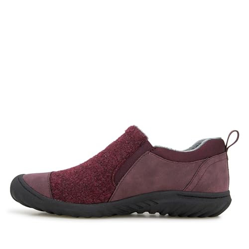 Image of JBU Women's Elodie Comfortable Casual Flexible Arch Support APMA Accepted Side-Zip Walking Flat