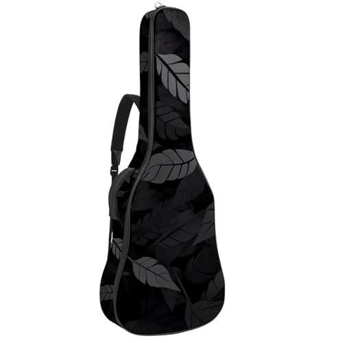 Housse pour guitare acoustique imperméable 42.9x16.9x4.7 in avec compartiments de rangement