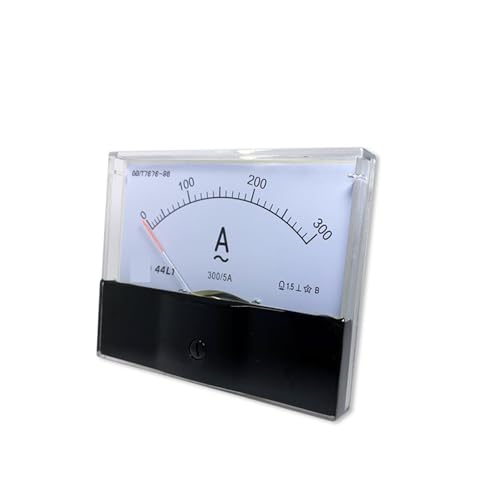 Amperímetro CA 44L1 de panel analógico con puntero de 80 x 100 mm y medición precisa de 1 A 2