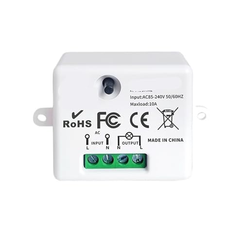 Interrupteur récepteur sans fil pour domotique chambre et salon AC 250V