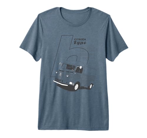 Citroën Type H Retro French Van Front View Promo Premium Tri-Blend T-Shirt