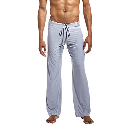 Pantalon de sport en soie glacée Roquorl ample contre la transpiration