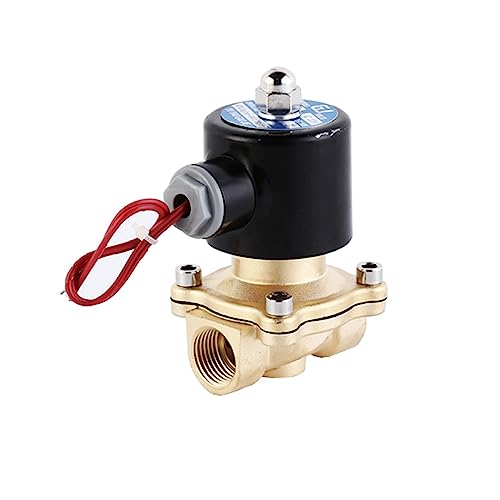 Électrovanne laiton 1/2 G-24VDC NBR vanne normalement fermée pour eau et air