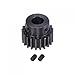 uxcell 1Mod 21T Pinion Gear 8mm Bore Hardened Steel Motor Rack Spur Gear with Step for RC Car Truck Buggy Gear Drive