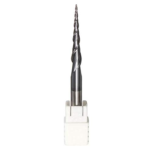 Solid Carbide 2Flute Spiral Tapper Ballnose 2x50x100x6 For Wood & MDF 3d Carving-TB-2x50x100x6 (B099PX7NFV) Amazon Price History, Amazon Price Tracker