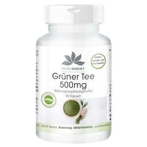 Herba Direkt Grüner Tee Extrakt 500mg Kapseln