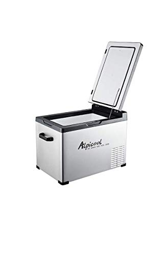 Alpicool C40 Portable Refrigerator 42 Quart Car Fridge Freezer for Travel, Outdoor -12/24V DC (Black and Silver) - Thumbnail 5