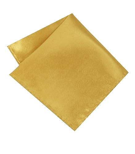 Image of TIE STUDIO Men's Solid Pocket Square | Size- 10cm x 10cm | Colour-Royal Blue | Pack of 1 |