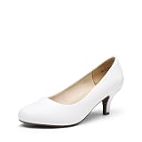 Yang Xiao Long Formal Dress Cosplay Guide 3 Dream Pairs Women’s White Bridal Heels