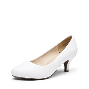 DREAM PAIRS Women’s Comfortable Kitten Heels Pumps