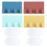 Largement utilisé : le support mural pour télécommande est un support de chargement mural à quatre crochets, beau et pratique, peut être utilisé dans plusieurs scènes. 4 supports de chargement pour téléphone portable suffisent pour partager avec les parents, la famille et les amis.