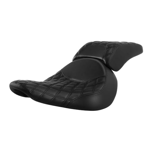 Asiento de pasajero para conductor motocicleta Softail antideslizante e impermeable 4
