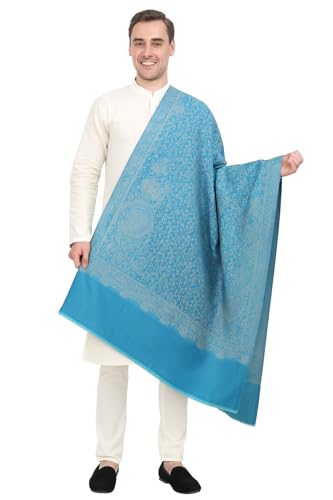 Image of Men's Kashmiri Wool Jamawar Shawl