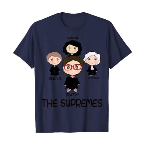 THE SUPREMES Supreme Court Justices RBG cute T-Shirt Cover