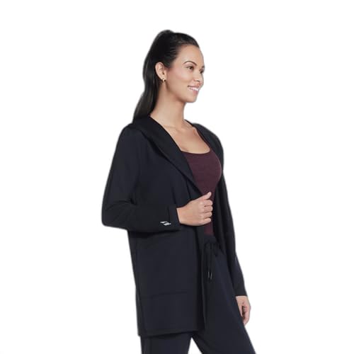 Skechers Women's Skechluxe Restful Hoodigan Hooded Cardigan