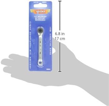 VIM Tools HBR3 Double Ended 1/4 Hex Bit Ratchet