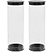 Anneome Transparent Golf Ball Storage Tube 5.12X1.77 Inch Plastic Golf Ball Carrier Box for Home Display and Outdoor Use