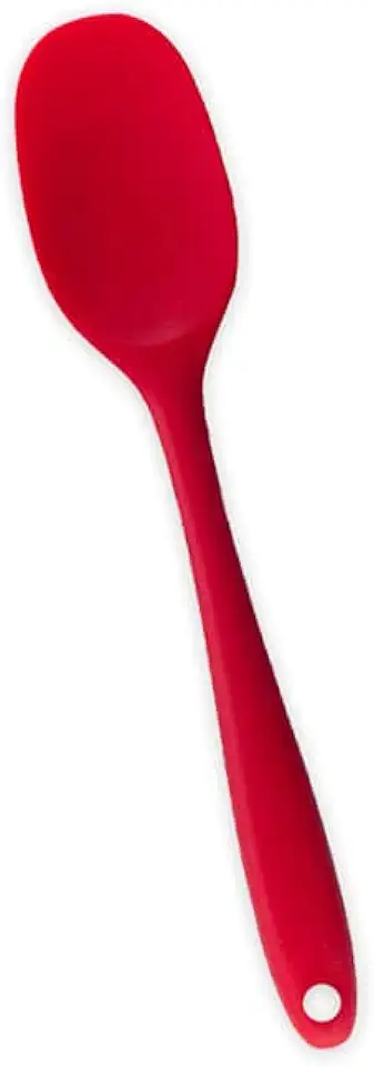 Oikos - Espátula de Silicone Redonda Pequena Vermelha