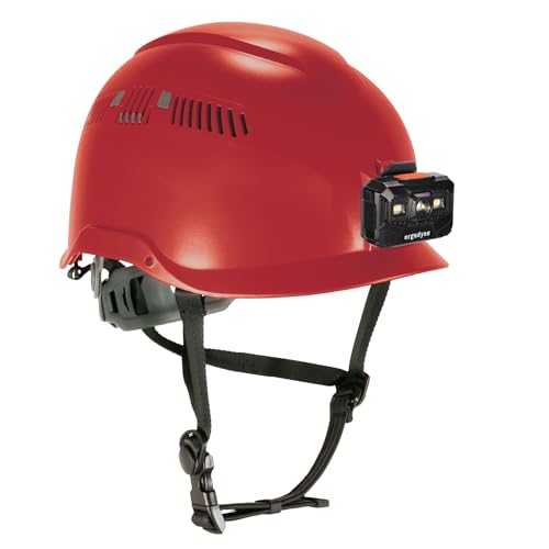 Image of Ergodyne Skullerz 8977LED Type 2 Vented Safety Helmet with LED Light, Class C, Type III Hard Hat