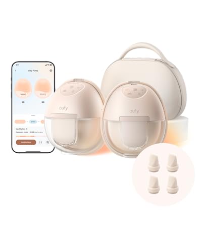 Extractor de leche portátil eufy S1 Pro con calentador 4-Pack miniatura 1