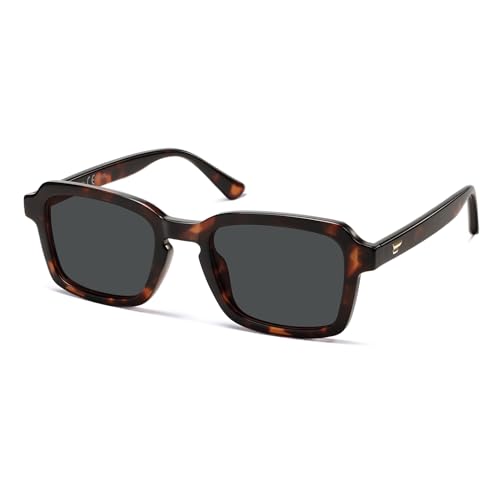 Image of VANLINKER Polarized Trendy Square Sunglasses for Women Men 2026 Retro Chic Cute Shades VL9849