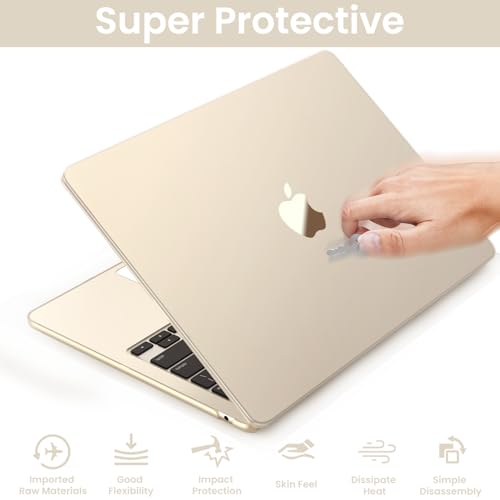 Coque rigide robuste pour Mac Air 13,6" M5 M4 M3 M2 AKIT Protection Écran Clavier