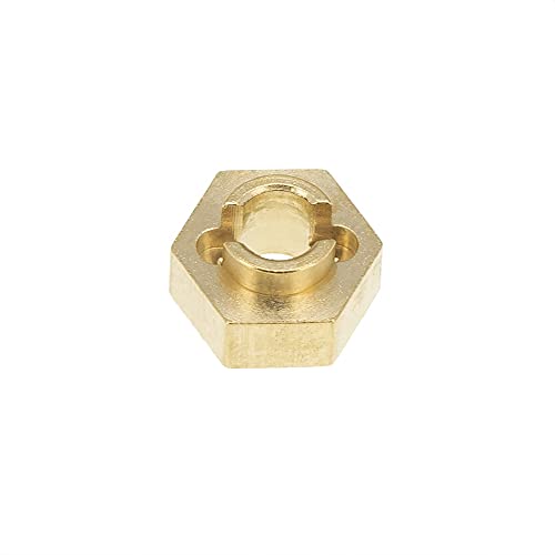 4Pcs X Brass Hex Adapters Rc Wheel Weight Hex Adapters For Axial Scx24 Axi90081 1/24 Rc #TOP5