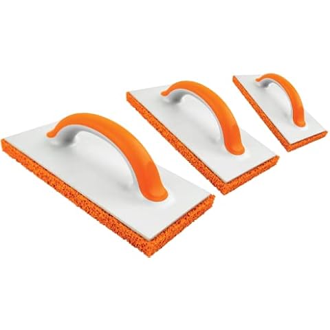 Toolty PVC Sponge Float - Set 3 PCS 280 x 140mm - Special Edition, Rubber Sponge- for Brick, Concrete, Stucco, Tile and Wallpaper - DIY - TLTY-S072 Cover