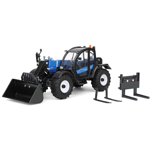 ERTL 1/32 New Holland Blue TH7.42 Telehandler with (3) Attachments