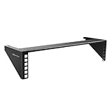 [Enhanced] Cable Matters Max 170 lbs Heavy Duty 19-inch Vertical 2U Wall Mount Rack Patch Panel Bracket, Versatile Vertical and Horizontal Installation for 19" Network, Server, and Equipment