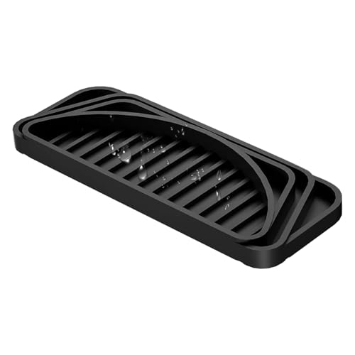 Bandeja de goteo de silicona para frigorífico, bandeja de goteo para frigorífico, dispensador de agua, funda protectora para cafetera dispensadora de bebidas, mantiene el mostrador ordenado y fácil de