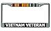 Vietnam Veteran Chrome License Plate Frame