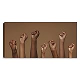 Black Power Fist Poster African American People's Rights Wall Art Poster Canvas Wall Art Prints for