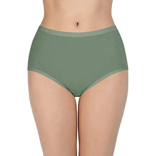 Image of Amante Solid Cotton Full Brief Panty Pack(Pack of 3)