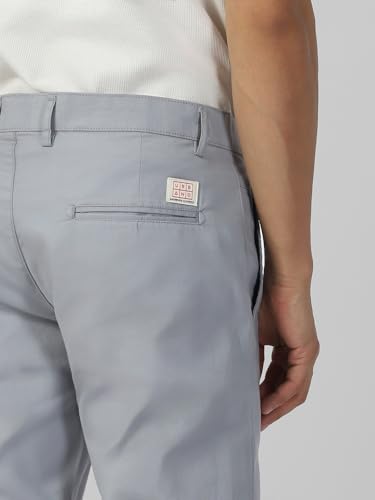 Image of Urbano Fashion Men's Cotton Light Weight Non-Stretch Slim Fit Casual Trousers