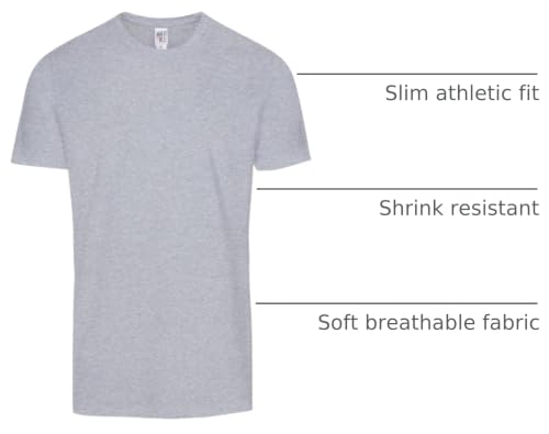 Image of Have It Tall Men's CVC Premium Blend Fabric Slim Fit Short Sleeve T Shirt