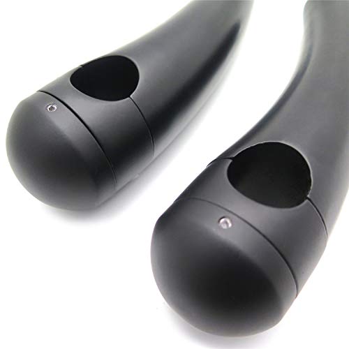 Httmt Mt030-003-1"- 1" Bar Black Motorcycle Handlebar Pullback Risers Compatible With Universal Bikes #TOP5