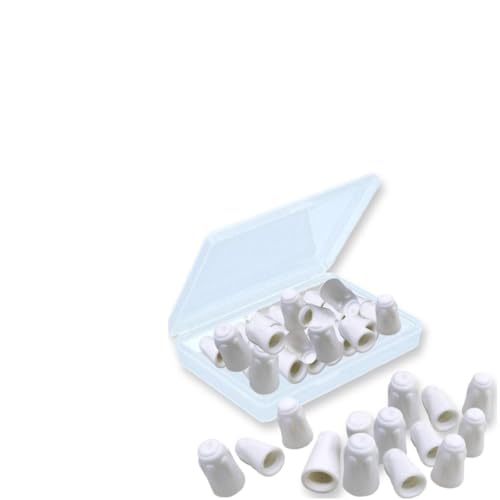 30 Pack Ceramic Wire Connector,High-Temp Screw Wire Connector,Twist Caps for High Temperature Repairs,18-8 AWG Ceramic Wire Nuts (Small)