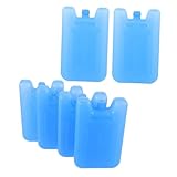 HEMOTON 6Er-Packungen Eiskristall-Box eisbeutel Luftkühler Eispackungen Wiederverwendbare Kühlakkus Eisboxen für Lunchboxen Kühlkoffer kühleres Eisfach Wiederverwendbare Eisbehälter Sport