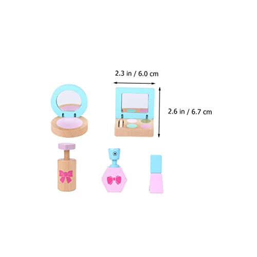 ifundom 1 Conjunto bolsa cosmética de simulação para crianças jogo de maquiagem fingir jogar brinque