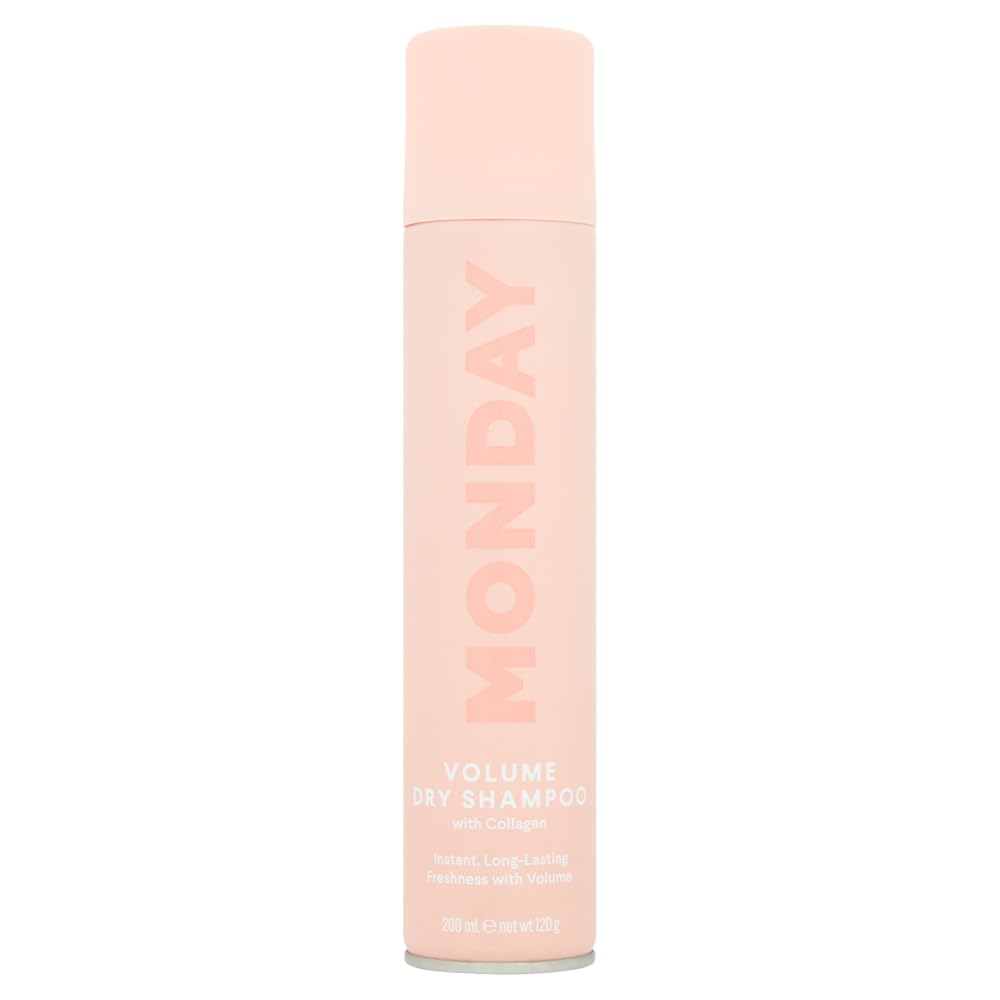 Monday Volume Dry Shampoo with Collagen Instant,Pink,200 ml (Pack of 1)